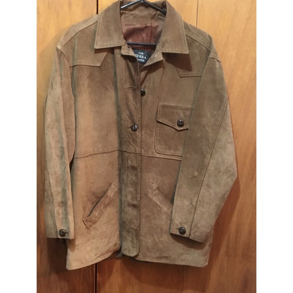 90's Zebra suede ensemble size medium